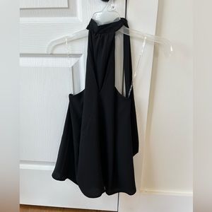 Pink Lily halter top with keyhole in front